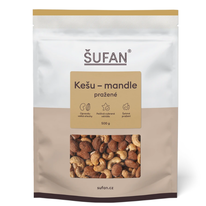 Pražené kešu a mandle 500g Šufan